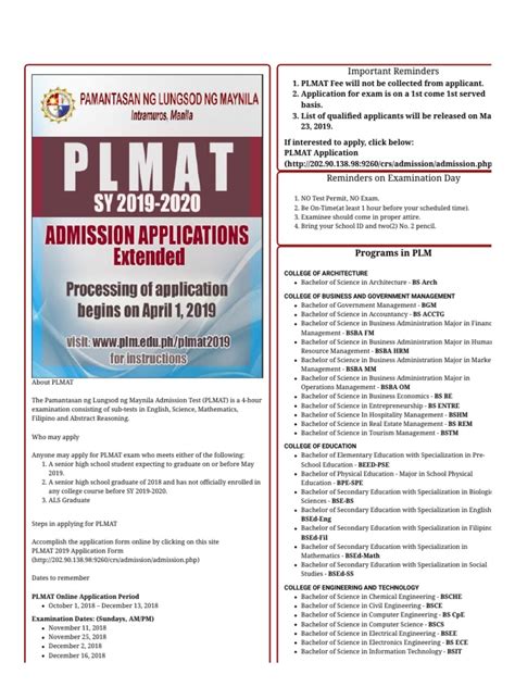 Pamantasan ng Lungsod ng Maynila: master's programs offered.